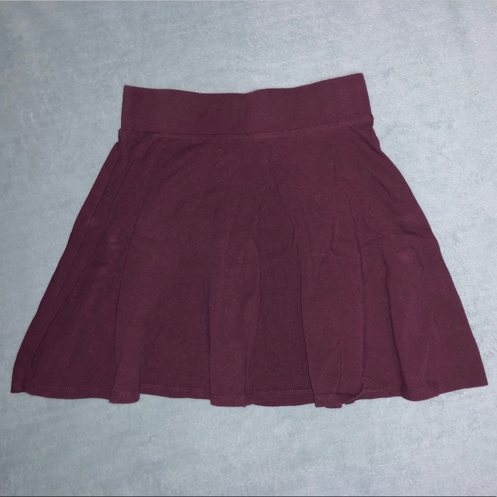 Cotton Maroon skirt